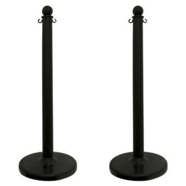 Accuform MEDIUM DUTY STANCHION POSTS COLOR PRC203BK PRC203BK